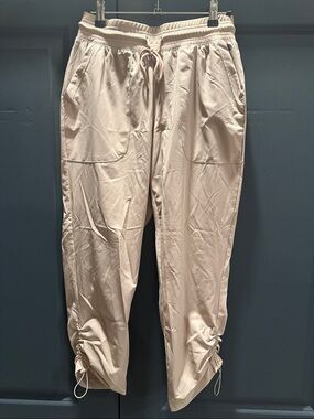 Apana Light Cream Drawstring Jogger Pants